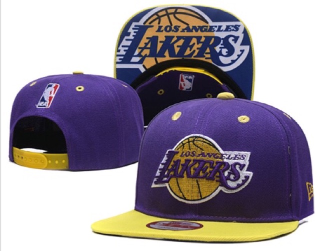 Mũ Snap Back Bóng rổ Lakers