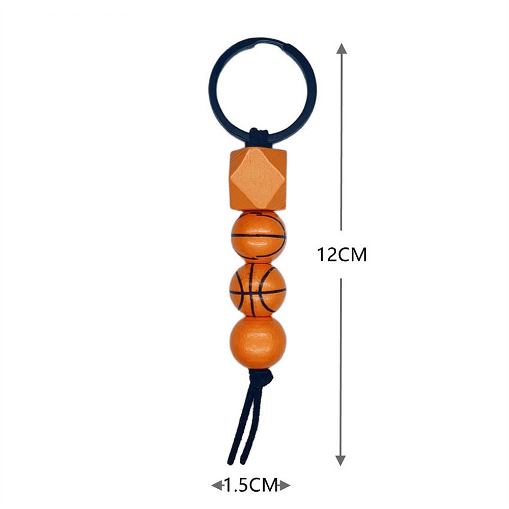 Móc Khóa Chuỗi Hạt Bằng Nhựa PVC Mới Phong Cách Thể Thao Dành Cho Nam Và Nữ
