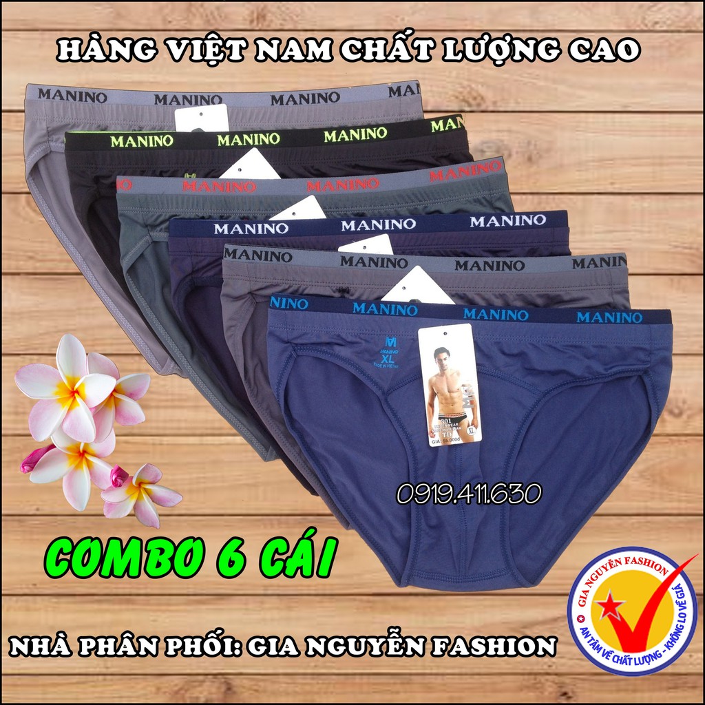 [Combo 6 Quần Lót Nam] MANINO THUN LẠNH - Hàng Việt Nam Cao Cấp