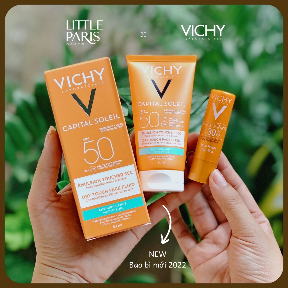 Kem Chống Nắng Vichy Capital Soliel SPF 50| Hàng Nội Địa Pháp