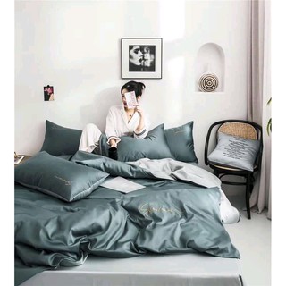 Bộ Chăn Ga GỐI LỤA TENCEL SUMOI Phối Màu