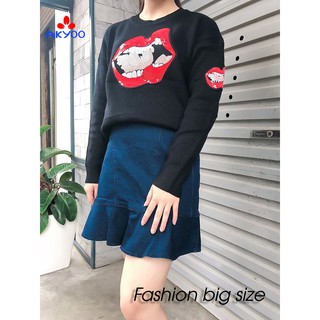 (Free Ship ) Áo Len Big size Thu Đông (size XL,2XL,3XL,4XL)