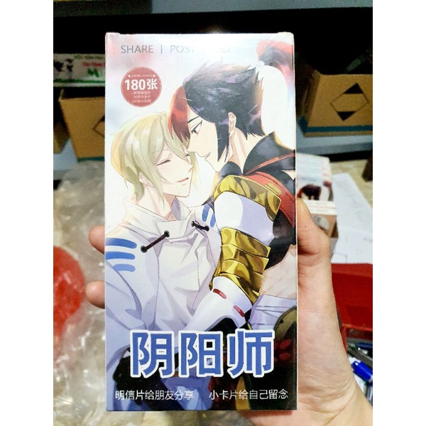 [SALE GIÁ XƯỞNG] [Hộp 30-180 tấm] Postcard Âm dương sư Omnyoji bưu thiếp manga anime