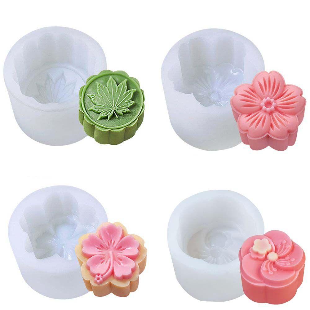 Khuôn Làm Bánh Trung Thu Bằng Silica Gel Hình Lá Phong DIY