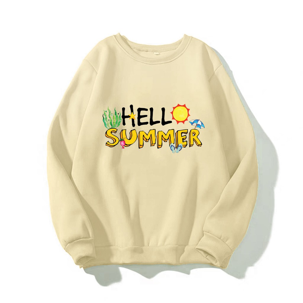 [FREESHIP_50K] Áo sweater nam nữ in hình Summer William - DS115, chất nỉ dày dặn, hợp làm áo cặp