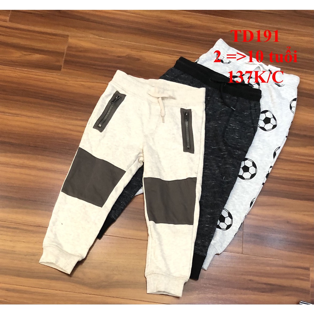 * Mã TD191: Quần nỉ jogger H&M Cambodia xuất dư xịn, dây rút điều chỉnh được. BC 4865