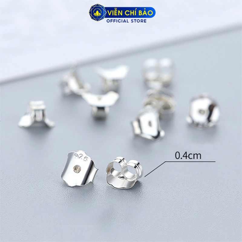 Chốt bạc bông tai  chất liệu bạc 925 thương hiệu Viễn Chí Bảo C500163