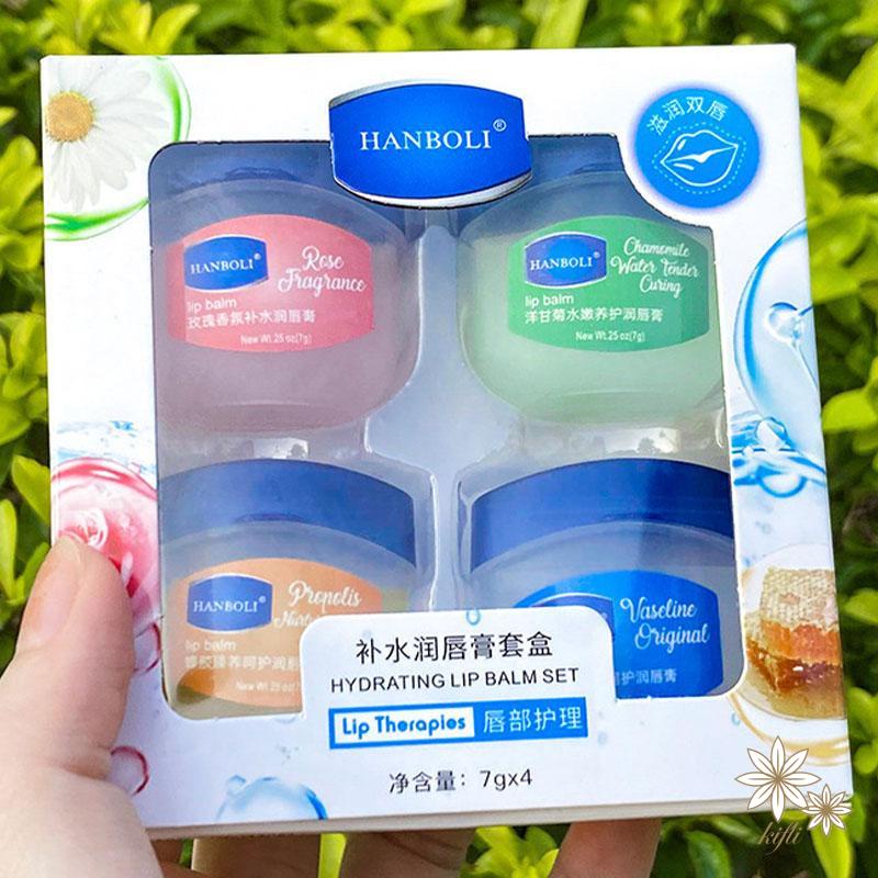 Hộp Mặt Nạ Môi HANBOLI 7g Dưỡng Ẩm Chống Nếp Nhăn Môi