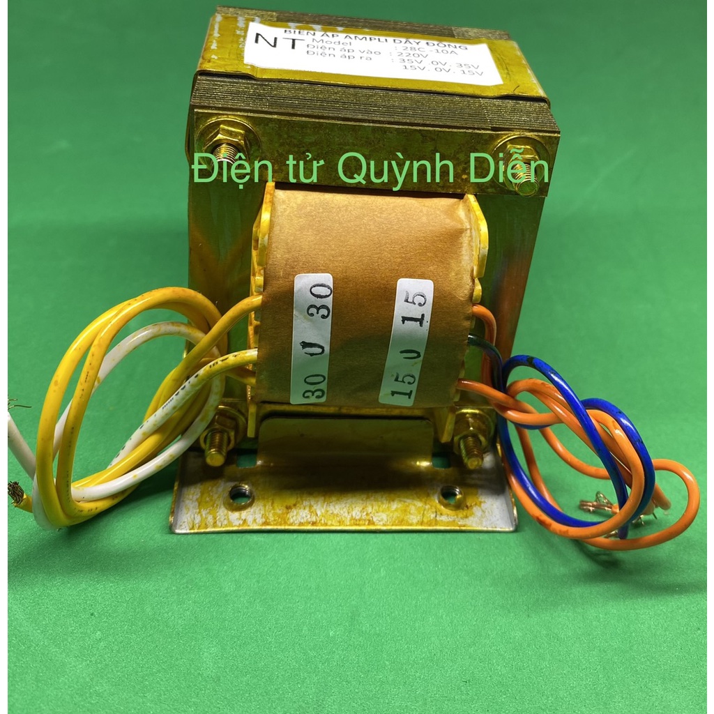 Biến áp Ampli 10A 30V đôi 100% Dây đồng - linh kiện điện tử QUỲNH DIỄN