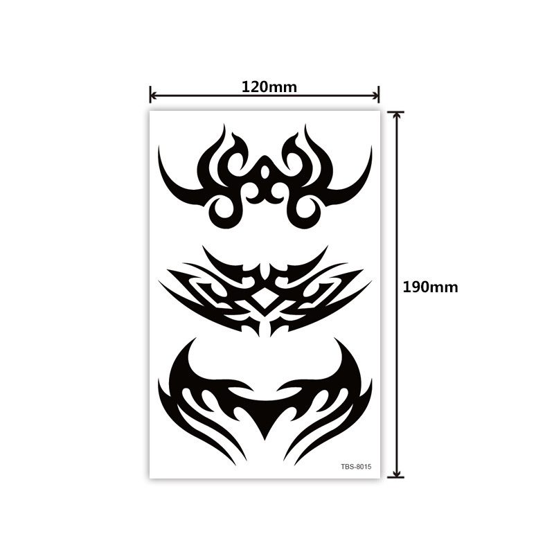 [Hình xăm ma thuật MSD] Hình xăm dán tạm thời 19CMx12CM Chống Thấm Nước Lâu Trôi hình xăm màu