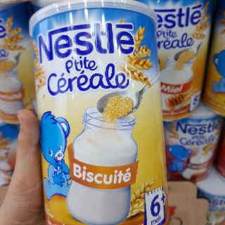 Bột pha cùng sữa công thức tăng cân Nestle pháp hộp 400g 7/2020