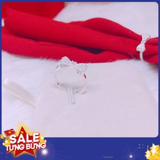 NHẪN NƠ BẠC TA GẮN ĐÁ SIÊU XINH ( sale )- Vô cùng rẻ