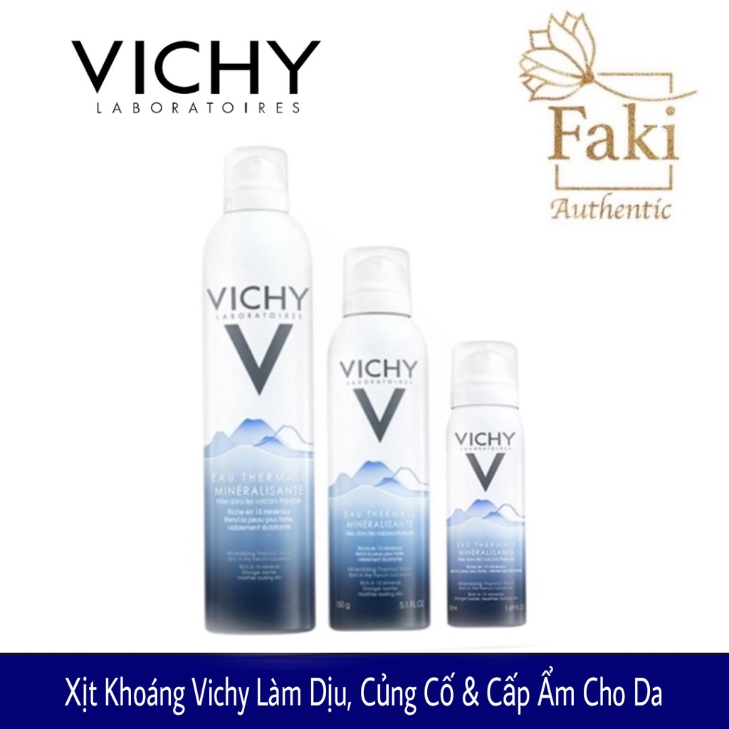Xịt khoáng Vichy Mineralizing Thermal Water 50-150-300ml