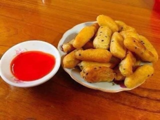 Khoai lang kén ,cơm cháy