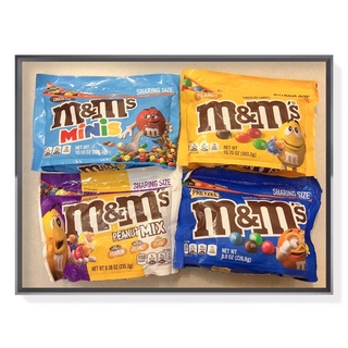 Kẹo m&m mỹ túi zip kéo sharing size