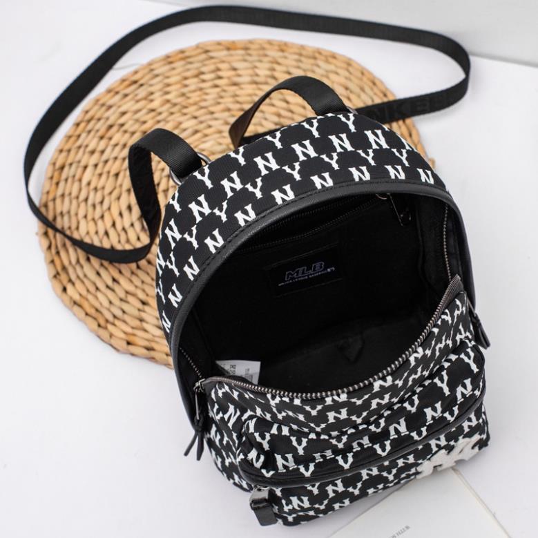 Balo MLB NY Monogram Backpack Tiếu Chuẩn Hàn Quốc Full Tag Code