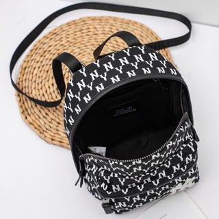 ( Chuẩn hãng ) Balo MLB NY Monogram Backpack Tiếu Chuẩn Hàn Quốc Full Tag Code