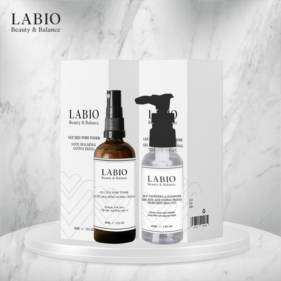 [COMBO] Sữa rửa mặt tinh chất hoa cũng và toner dưỡng trắng se khít lỗ chân lông LABIO | BigBuy360 - bigbuy360.vn