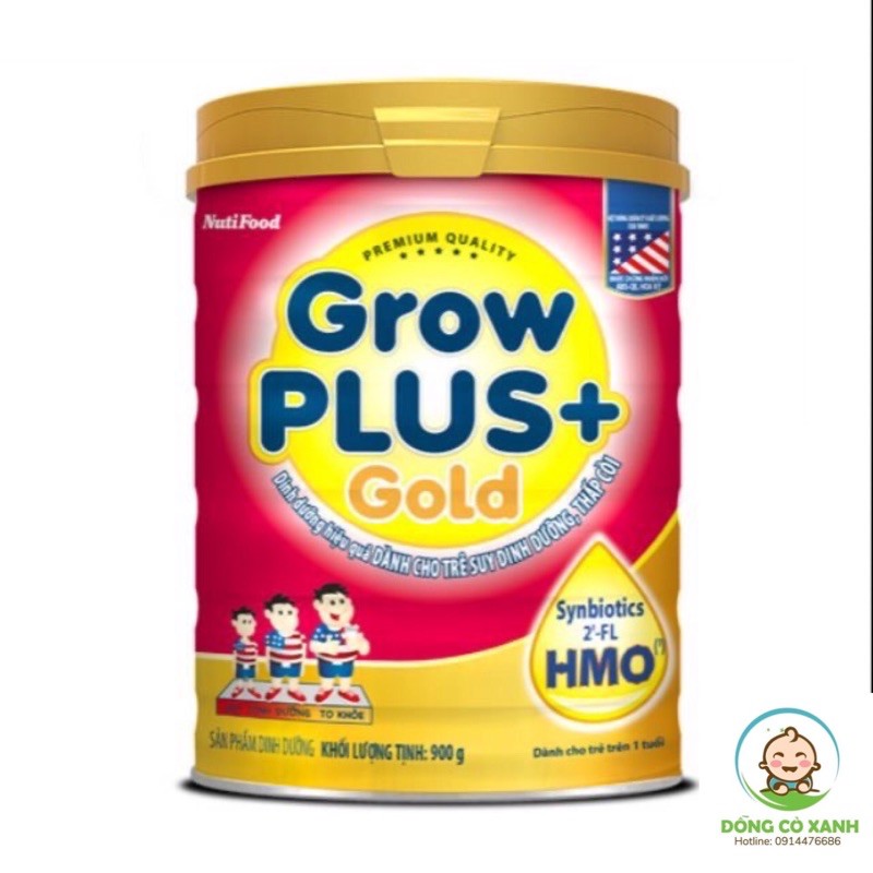 SỮA BỘT NUTIFOOD GROW PLUS+ ĐỎ GOLD 900G