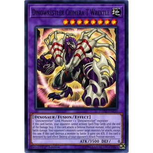 Thẻ bài Yugioh - TCG - Dinowrestler Chimera T Wrextle / DANE-EN030'