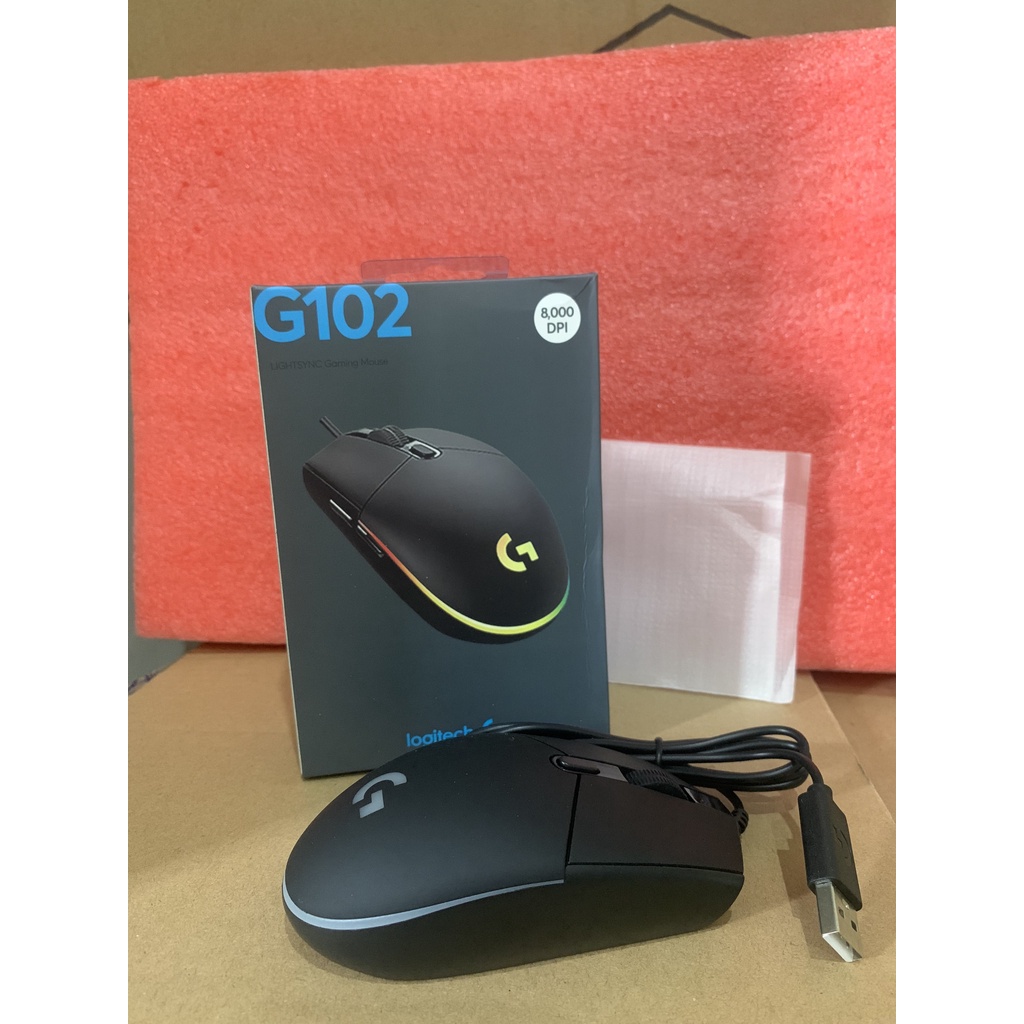 Chuột Gaming Chuột Chơi Game Logitech G102 Led RGB 8000DPI  - Hàng Nhập Khẩu Loại 1
