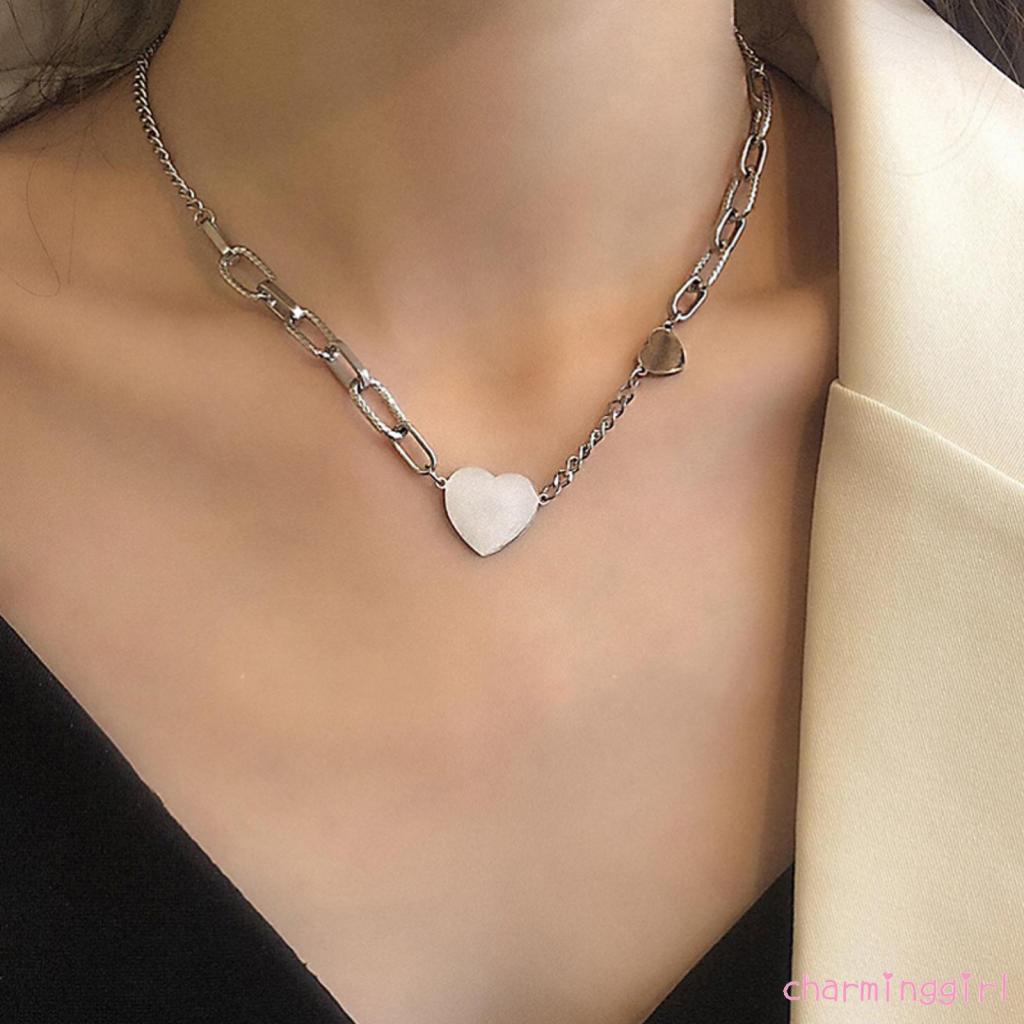 Vòng cổ mặt hình trái tim thời trang cho nữ