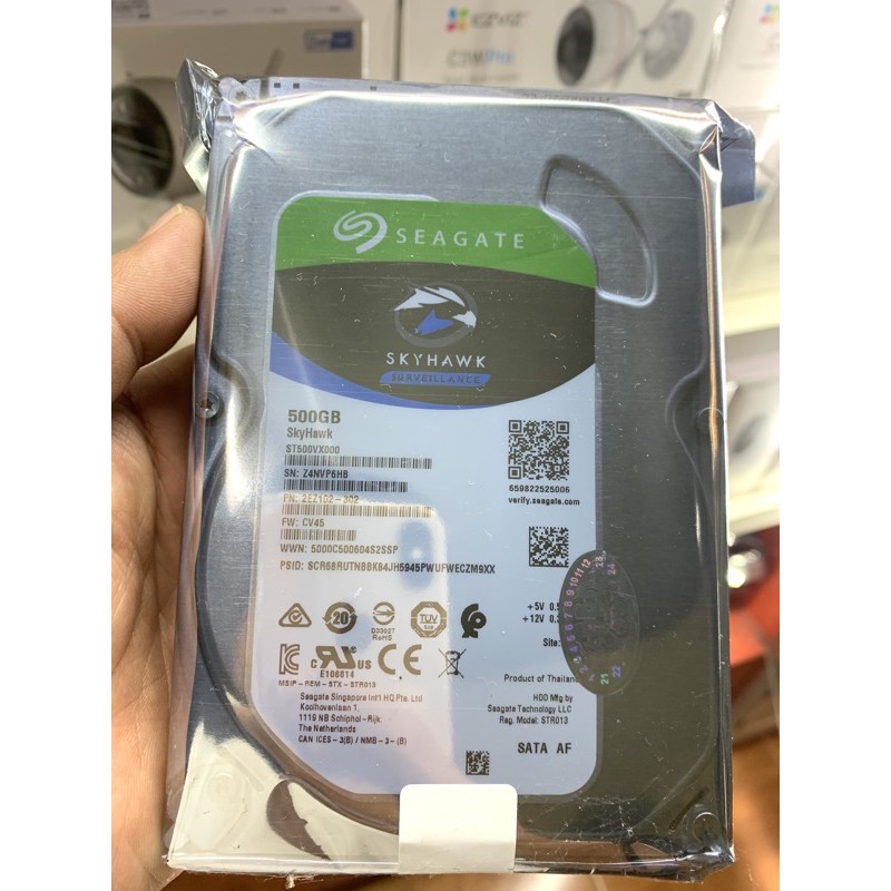 Ổ CỨNG SEAGATE SKYHAWK 500GB BH 24 THÁNG 1 ĐỔI 1