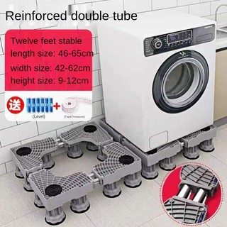 Giá đỡ đế máy giặt, giá đỡ bánh xe đa năng di động Tủ lạnh con lăn đa năng Chân máy khung con lăn nâng lên