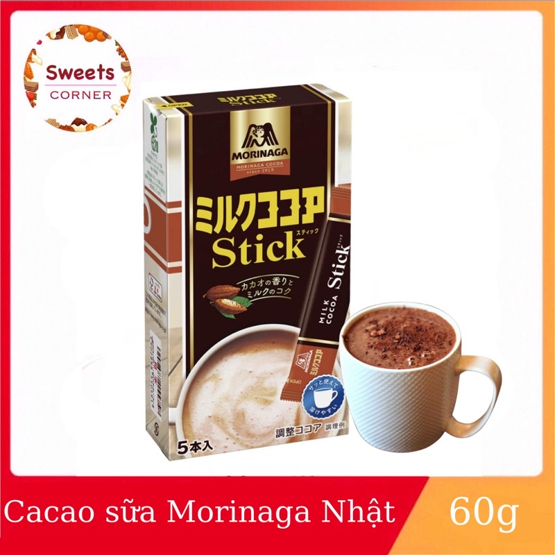 Bột cacao sữa Morinaga Nhật Bản 5 gói