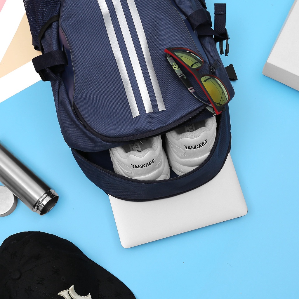 Balo Adidas Stripes thể thao full phụ liệu hãng hàng xuất NHẬT