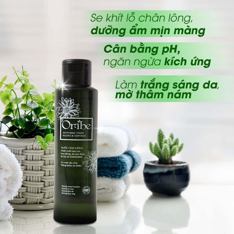 Nước Hoa Hồng Oribe Whitening Toner Belides & Ceramide 150ml