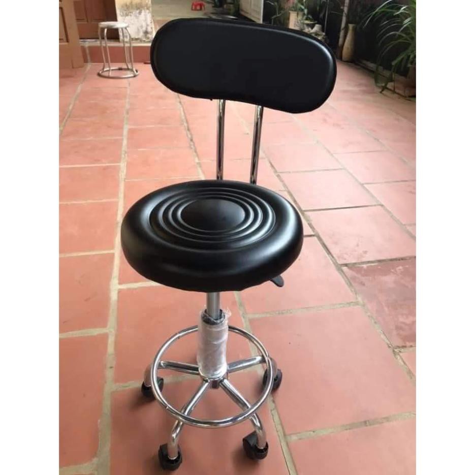 [Thanh lý xả kho] Ghế xoay 360 độ, ghế spa tựa và không tựa dùng trong spa, phun xăm loại da tốt | BigBuy360 - bigbuy360.vn