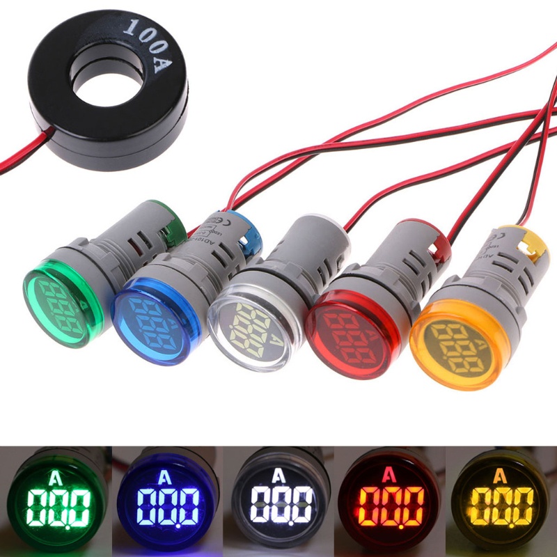 Máy Đo Ampe Kế Kỹ Thuật Số Ac220V 22mm 0-100a