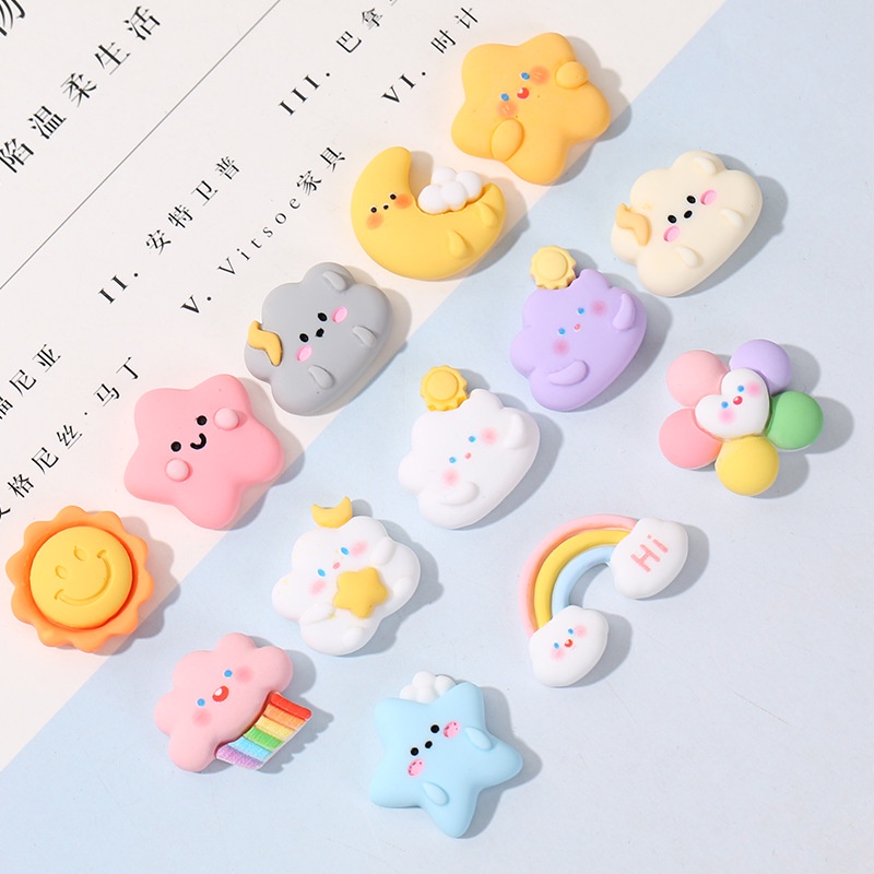 Crocs Jibbitz Crocs Charm Crocs Hình Dép Crocs Màu Cầu Vồng Dùng Trang Trí Ốp Điện Thoại Diy