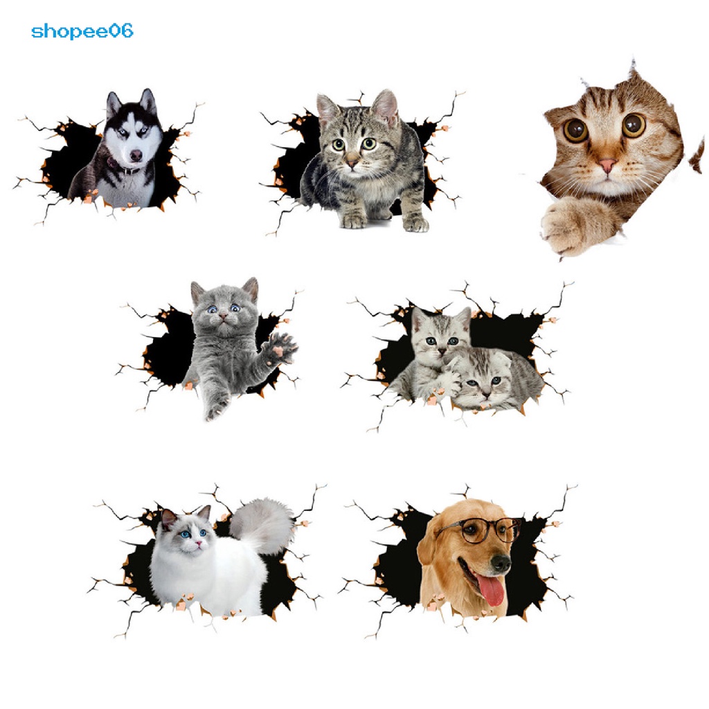 Miếng Dán Trang Trí Xe Hơi Tạo Hiệu Ứng 3D Chống Thấm Nước Độc Đáo