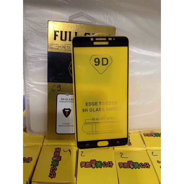 Kính Full màn 9D Sêu bền cho Galaxy A9/C9/C9 PRO/A9 PRO