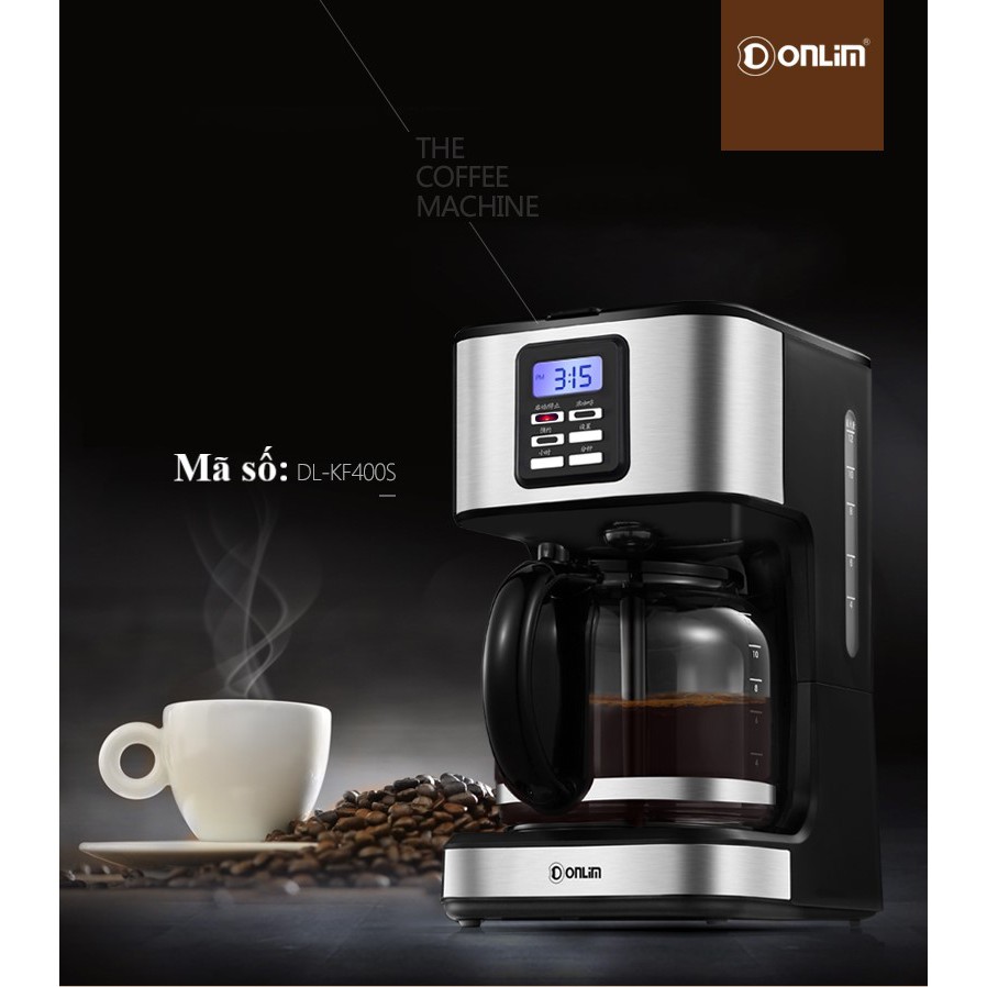 MÁY PHA CÀ PHÊ TỰ ĐỘNG DONLIM DL-KF400S