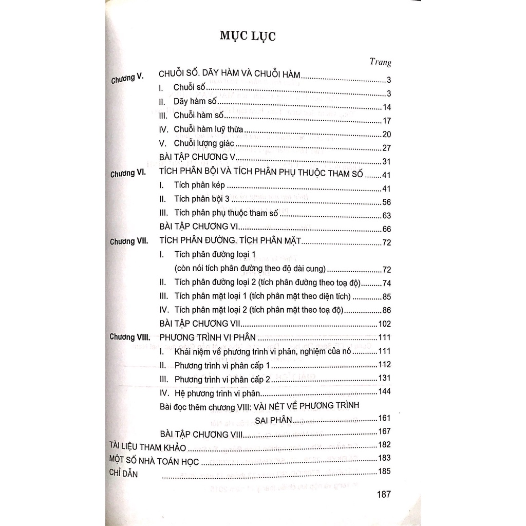 Sách - Giải Tích Toán Học- Tập 2