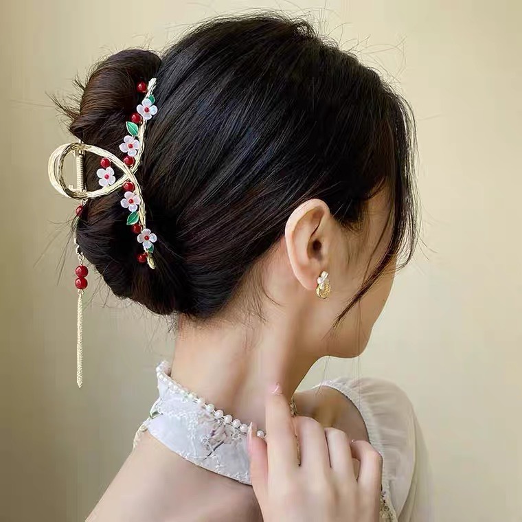 Kẹp tóc nữ công chúa tiểu thư TÍM STORE phong cách búi tóc cổ trang trung quốc