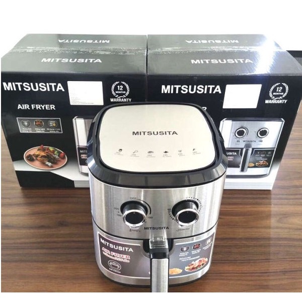 NỒI CHIÊN KHÔNG DẦU ĐIỆN TỬ MITSUSITA 12Lit