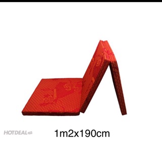Đệm xốp pe kt:1m2x1m9 gấp 3 tấm gọn nhẹ nằm siêu êm luôn