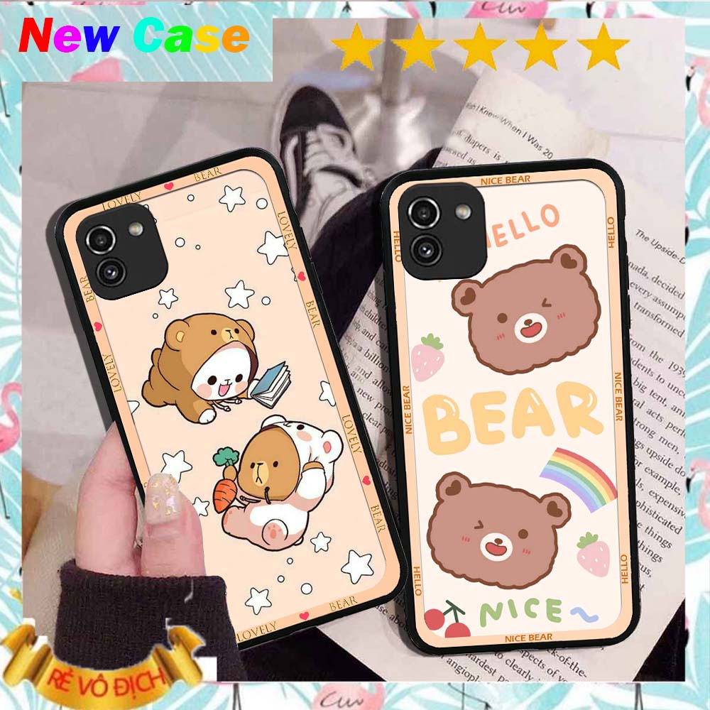 Ốp lưng Samsung A03 / A04 in hình họa tiết động vật cute đáng yêu