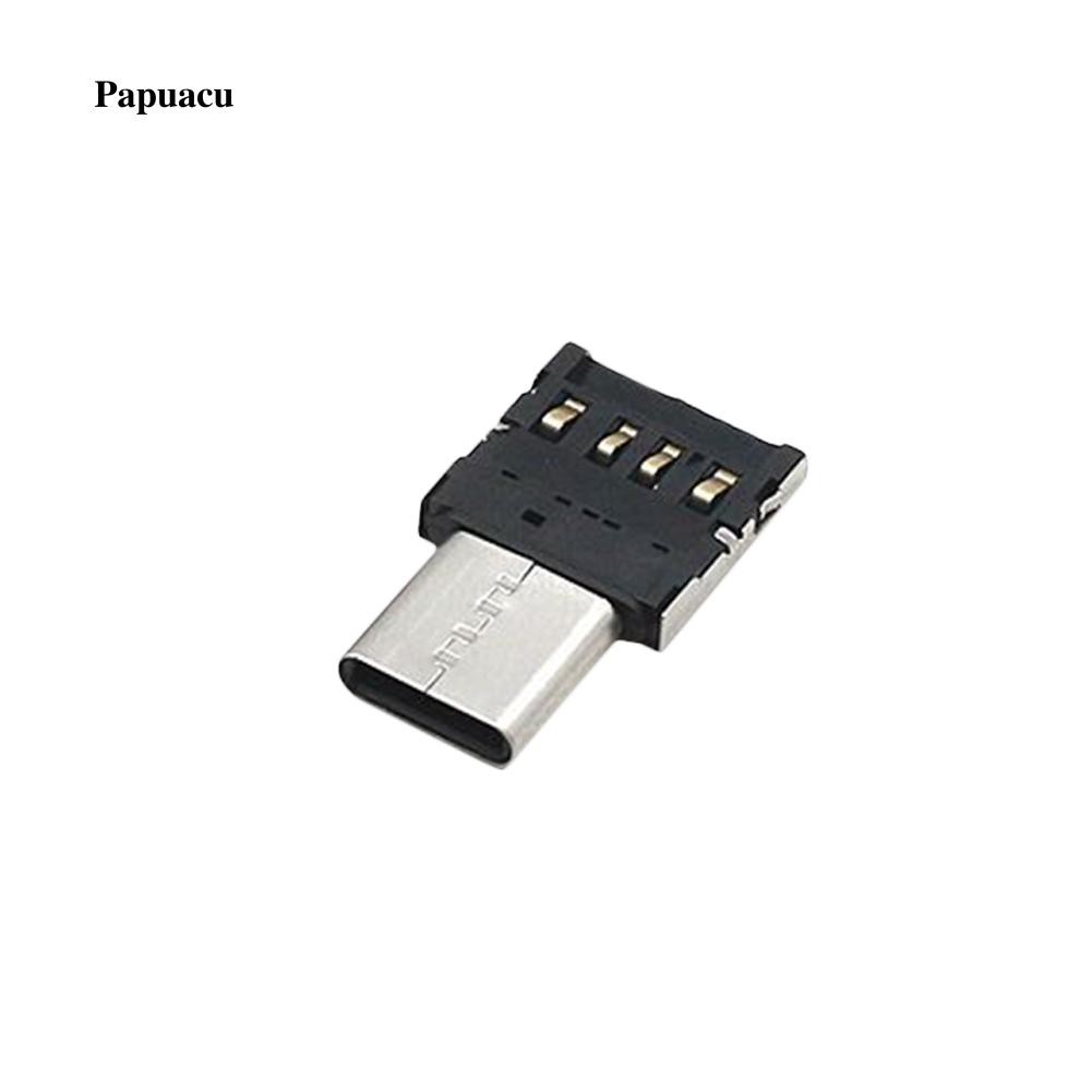 Dây cáp kết nối âm thanh Type C sang USB OTG cho Macbook