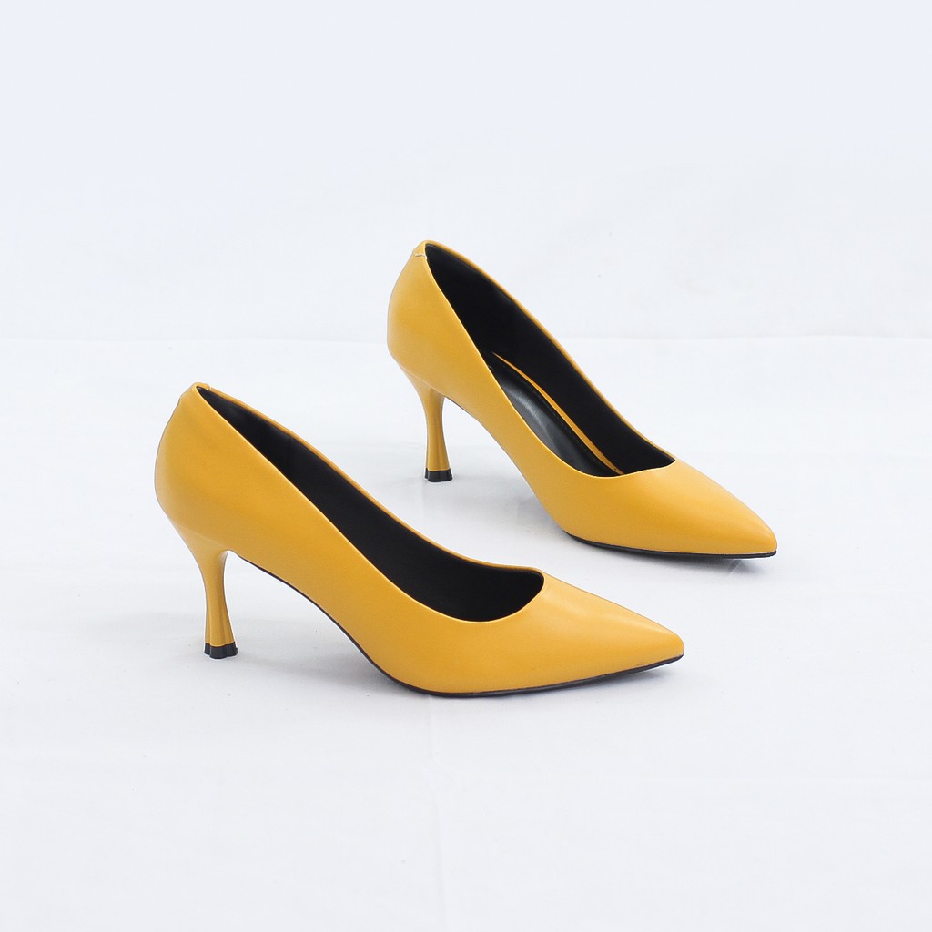 Giày Cao Gót 7cm Basic Mũi Nhọn Êm Chân X457