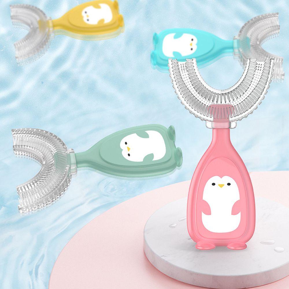 Bàn Chải Đánh Răng AUGUSTINA Hình Chữ U Lông Mềm Cầm Tay Cho Bé