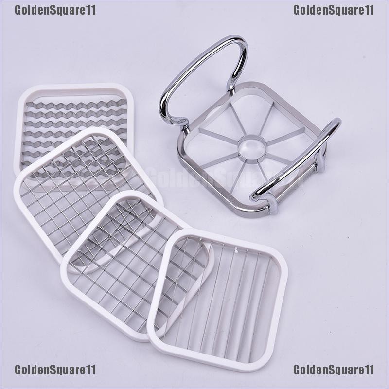 Dụng cụ cắt rau củ trái cây 5 trong 1 bằng thép không gỉ cho nhà bếp