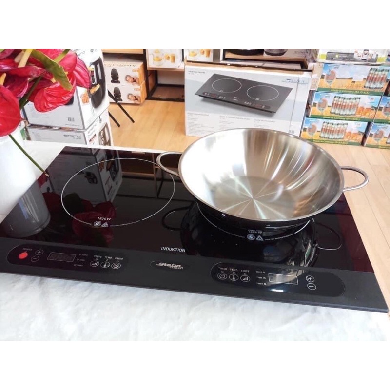 🇩🇪 Bếp từ đôi steba IK100- Bếp từ âm STEBA Double induction cooker IK 100