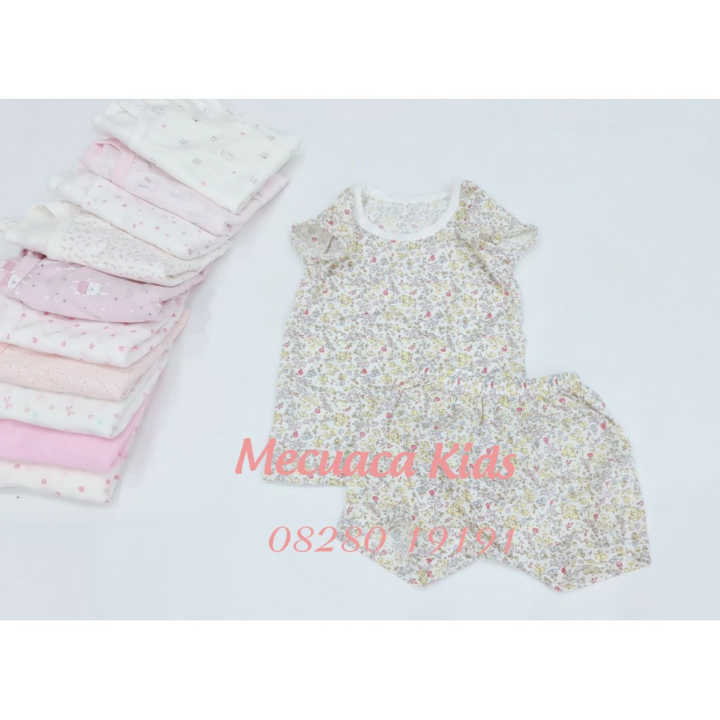 [1-5y] [CHỌN MẪU] Set 2 bộ cộc tay/bộ ngủ/bộ mặc nhà hè cotton giấy vải xuất Hàn mềm mịn cho bé/bé gái