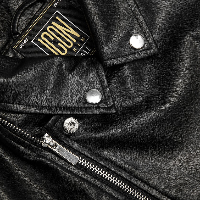 Áo Khoác Da Biker ICON DENIM Leather Jacket