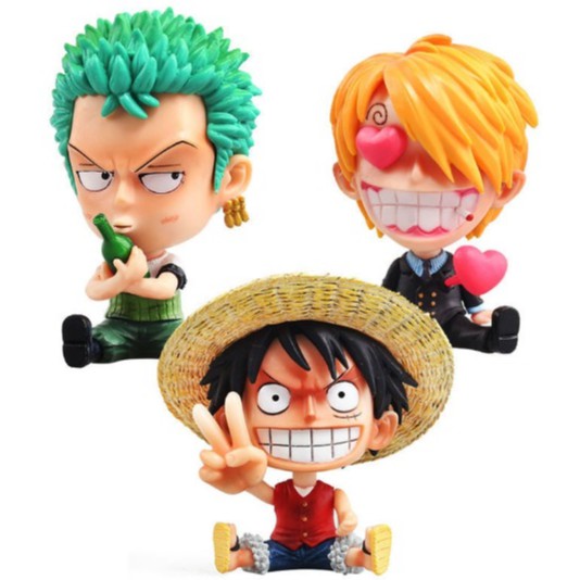 (Rẻ Nhất - Siêu kuter) Mô hình Chibi Băng Mũ Rơm - Mô hình One Piece  Luffy , ACE , Sabo , NaMi , Chopper , Ussop